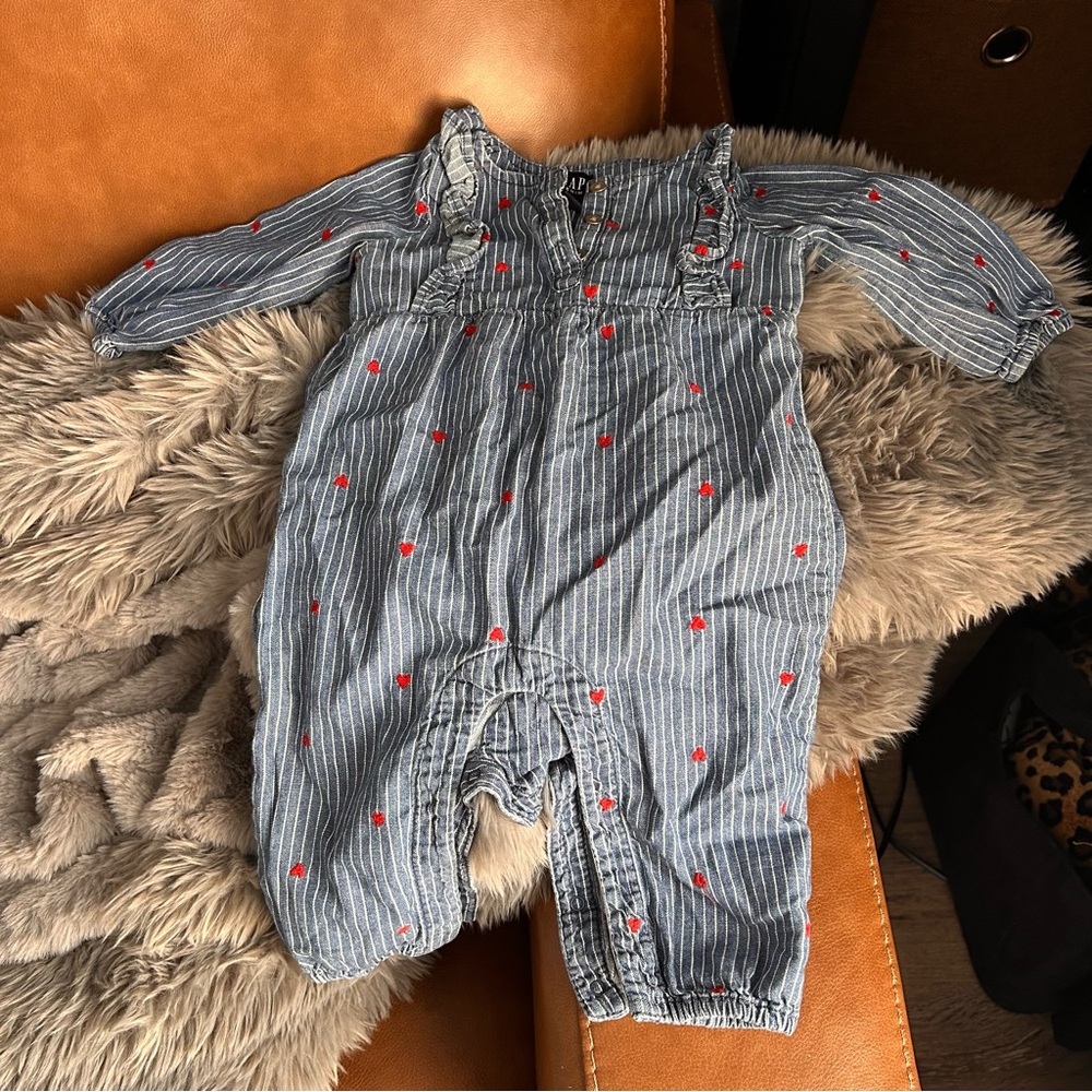 GAP Blue and Red Kids Romper